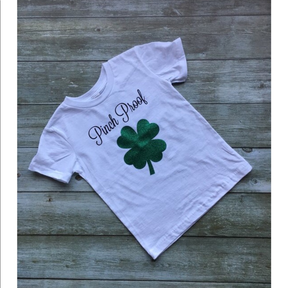 Toddler tee - shamrock - st Patrick’s Day